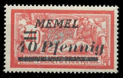 MEMEL 1922 Nr 60 postfrisch X8878C2