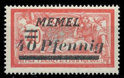 MEMEL 1922 Nr 60 postfrisch X8878CA