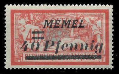 MEMEL 1922 Nr 60 postfrisch X8878CE