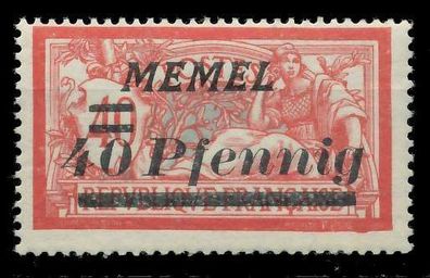 MEMEL 1922 Nr 60 postfrisch X8878D6