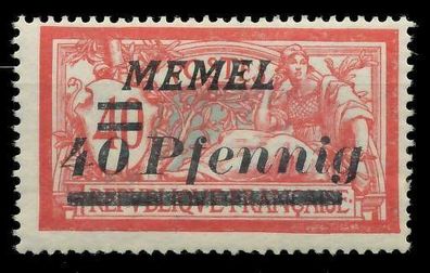 MEMEL 1922 Nr 60 postfrisch X8878EE