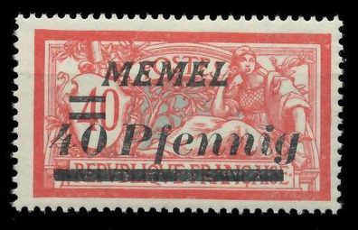 MEMEL 1922 Nr 60 postfrisch X8878F2