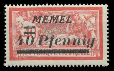 MEMEL 1922 Nr 60 postfrisch X8878FE