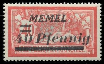 MEMEL 1922 Nr 60 postfrisch X887902