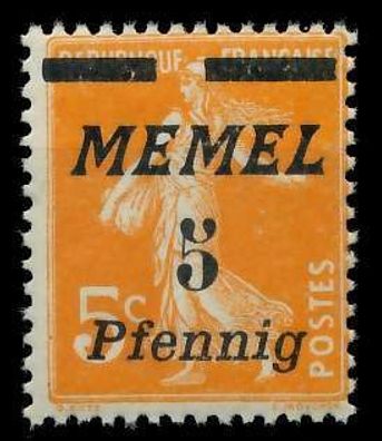 MEMEL 1922 Nr 52 postfrisch X887A22