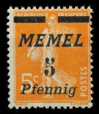 MEMEL 1922 Nr 52 postfrisch X887A4E