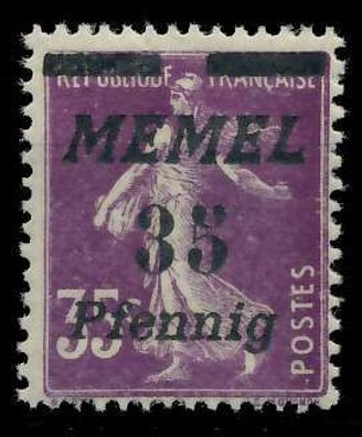 MEMEL 1922 Nr 84 postfrisch X887A86