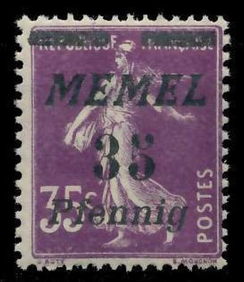 MEMEL 1922 Nr 84 postfrisch X887A96