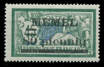 MEMEL 1922 Nr 63 postfrisch X887AC6