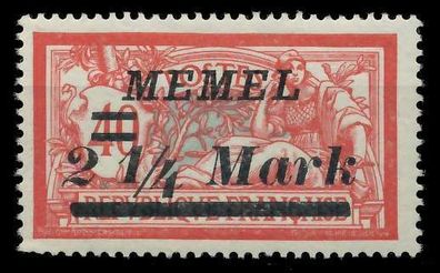 MEMEL 1922 Nr 89 postfrisch X887B02