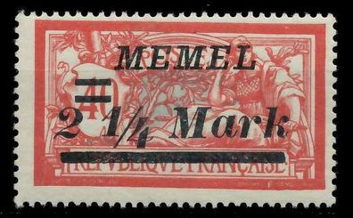 MEMEL 1922 Nr 89 postfrisch X887B32