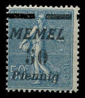 MEMEL 1922 Nr 61b postfrisch X887B6E