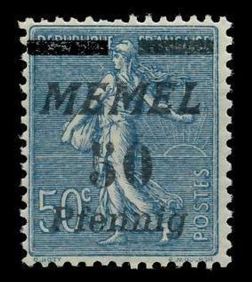 MEMEL 1922 Nr 61b postfrisch X887B8A