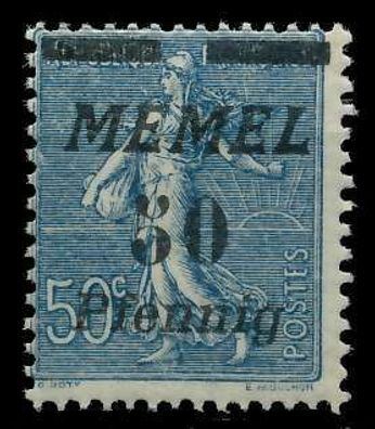 MEMEL 1922 Nr 61b postfrisch X887BA2