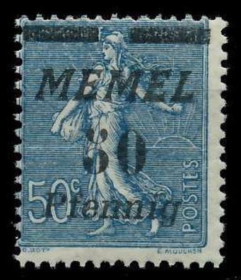 MEMEL 1922 Nr 61b postfrisch X887BA6