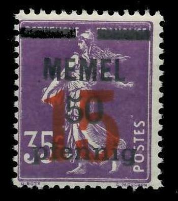 MEMEL 1921 Nr 48 postfrisch X887BC2