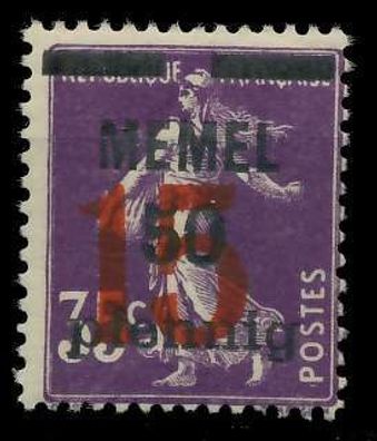 MEMEL 1921 Nr 48 postfrisch X887BC6