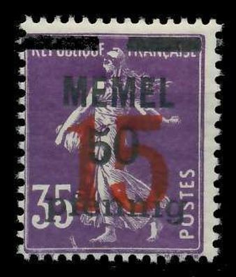 MEMEL 1921 Nr 48 postfrisch X887BD6