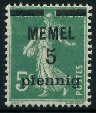 MEMEL 1920 Nr 18b postfrisch X887D06