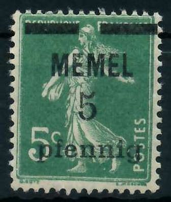 MEMEL 1920 Nr 18b postfrisch X887D12