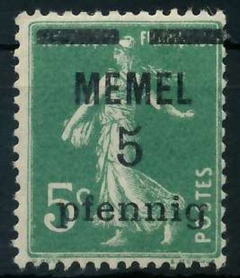 MEMEL 1920 Nr 18b postfrisch X887D1A