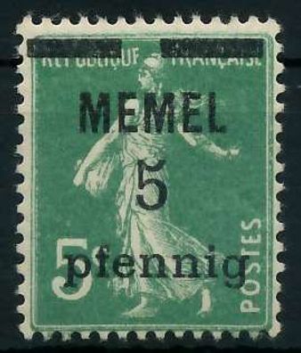 MEMEL 1920 Nr 18b postfrisch X887D2E