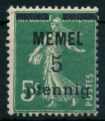 MEMEL 1920 Nr 18b postfrisch X887D4A