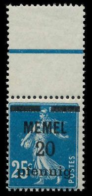 MEMEL 1920 Nr 20b postfrisch ORA X887D72