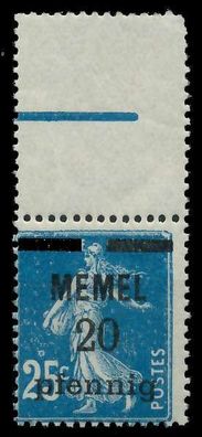 MEMEL 1920 Nr 20b postfrisch ORA X887D7A