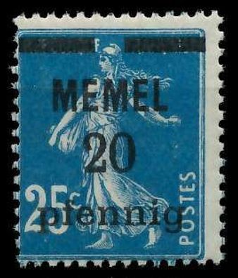 MEMEL 1920 Nr 20b postfrisch X887D92