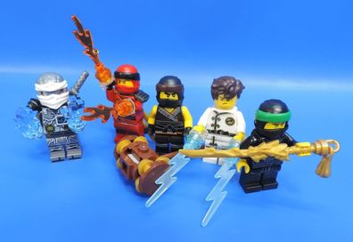 LEGO® Ninjago 5 Figuren LLoyd + Jay + Zane + Cole + Kai / Polybag