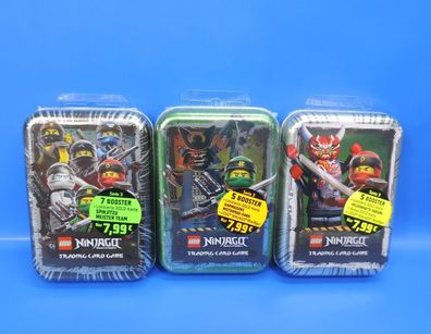 Lego® Ninjago Trading Card Game Tin Box schwarz Tin Box Grün Tin Box Silber