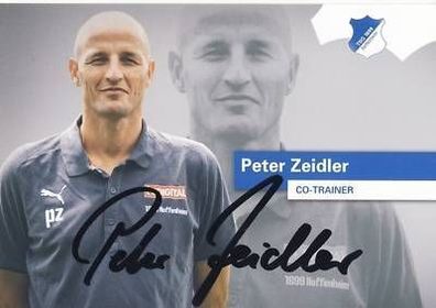 Peter Zeidler TSG Hoffenheim 2008-09 Autogrammkarte + A 780