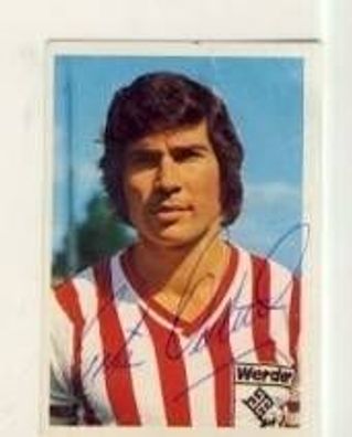 Peter Dietrich Werder Bremen 1972-73 Bergmann SB Sign