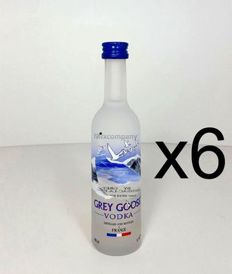 Grey Goose Vodka Minis - 6x 50ml (40% Vol)