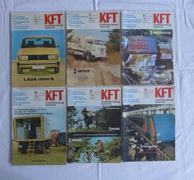 DDR Oldtimer KFT Kraftfahrzeugtechnik 7-12 /1982, Lada, Simson, MZ, Multicar