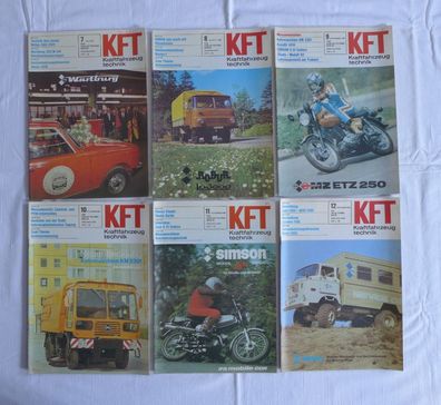 DDR Oldtimer KFT Kraftfahrzeugtechnik 7-12 /1981, Wartburg, Robur, S51, MZ, Multicar