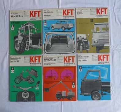 DDR Oldtimer KFT Kraftfahrzeugtechnik 7-12 /1968, ZT300, Schwalbe, Trabant, Robur