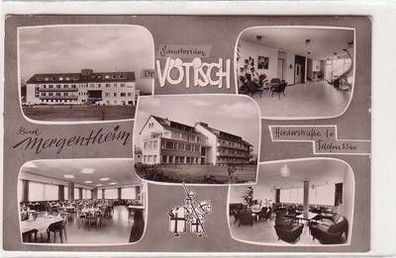 00620 Ak Bad Mergentheim Sanatorium Vötisch 1965