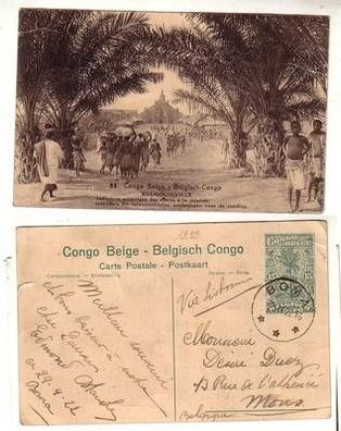 44566 Seltene Ganzsachen Ak Belgisch Congo Baudouinville 1922