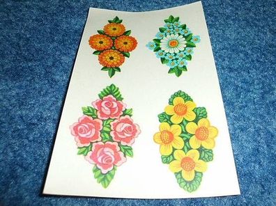 Nr.88-Schiebebilder aus DDR Zeiten-Blumen