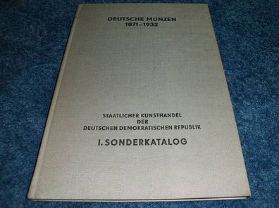 Deutsche Münzen 1871-1932-Staatlicher Kunsthandel der DDR-1. Sonderkatalog