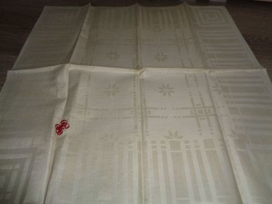 Küchentuch mit eingewebten Muster und Initialen -60 x 60cm