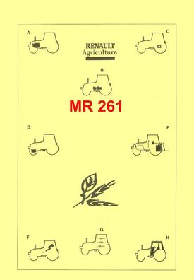 Werkstatthandbuch Reparaturanleitung Renault MR 261 diverse Schlepper siehe Fotos