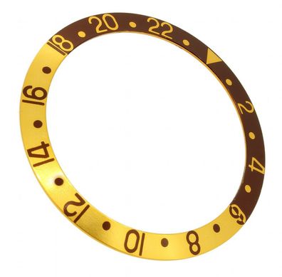 Lünette Ersatzteil in gold/ braun passend zu RLX Bestfit Modell 16713