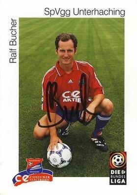 Ralf Buchner SpVgg Unterhaching 1999-00 Autogrammkarte + 86861
