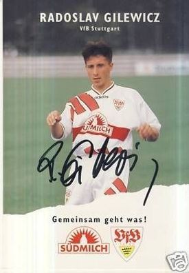 Radoslav Gilewicz VFB Stuttgart 1995/96 Autogrammkarte+ 69512