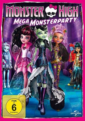 Monster High Mega Monsterparty dvd film fantasy zeichentrick movie gebraucht gut