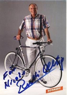 Rudi Altig Radfahren Autogrammkarte Original Signiert+ 81373