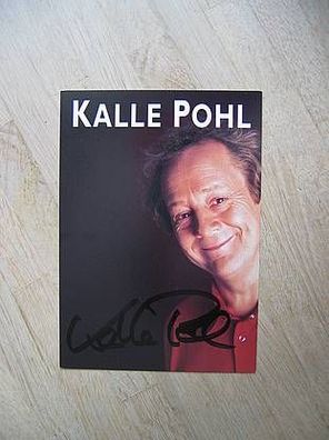Musiker und Komiker Kalle Pohl - handsigniertes Autogramm!!!